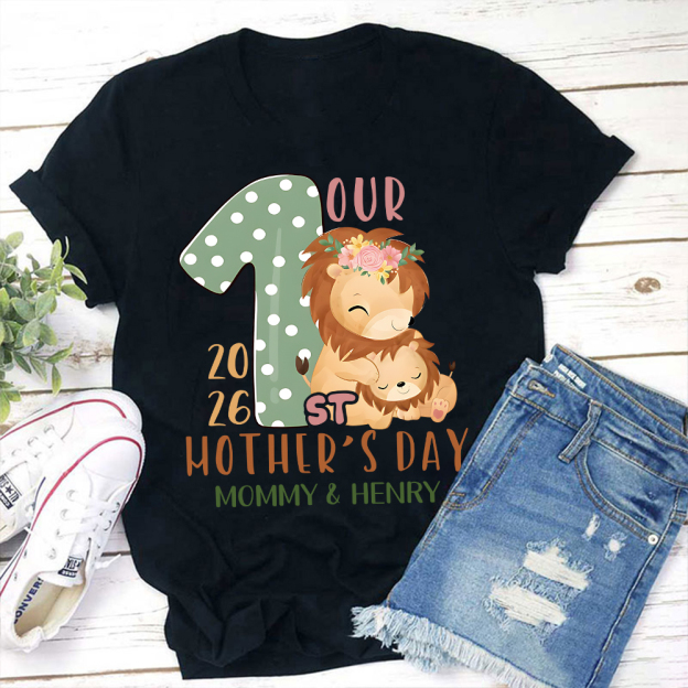Personalized First Mother's Day Mommy and Baby Outfit | CWFamily132
