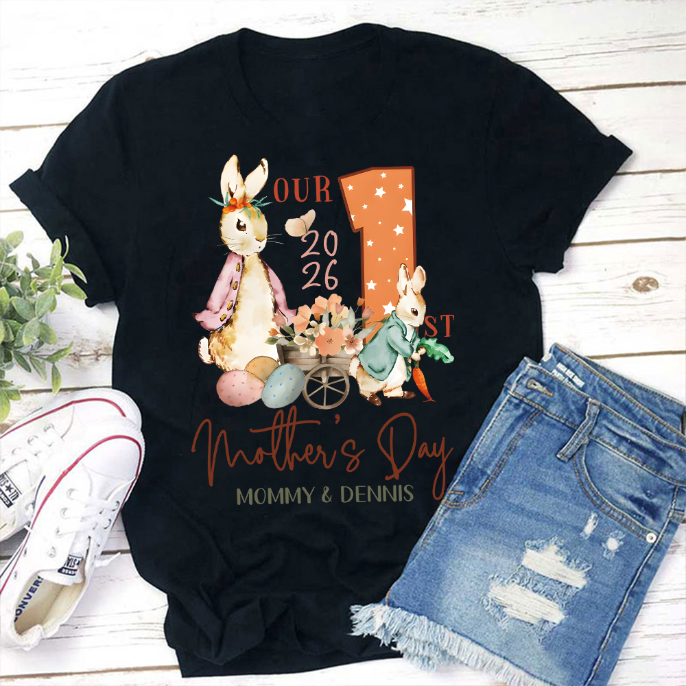 Personalized First Mother's Day Mommy and Baby Outfit | CWFamily133