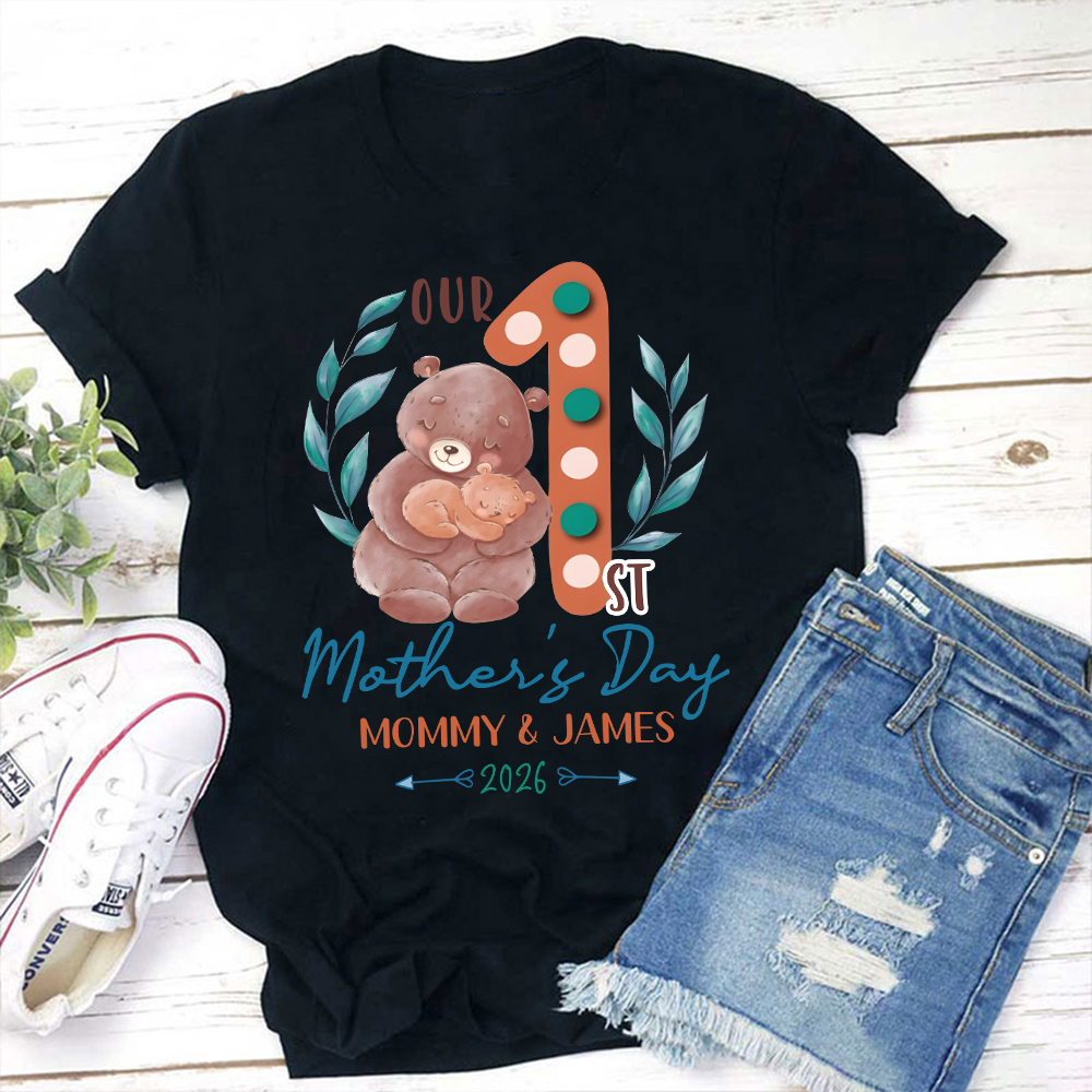 Personalized First Mother's Day Mommy and Baby Outfit | CWFamily136