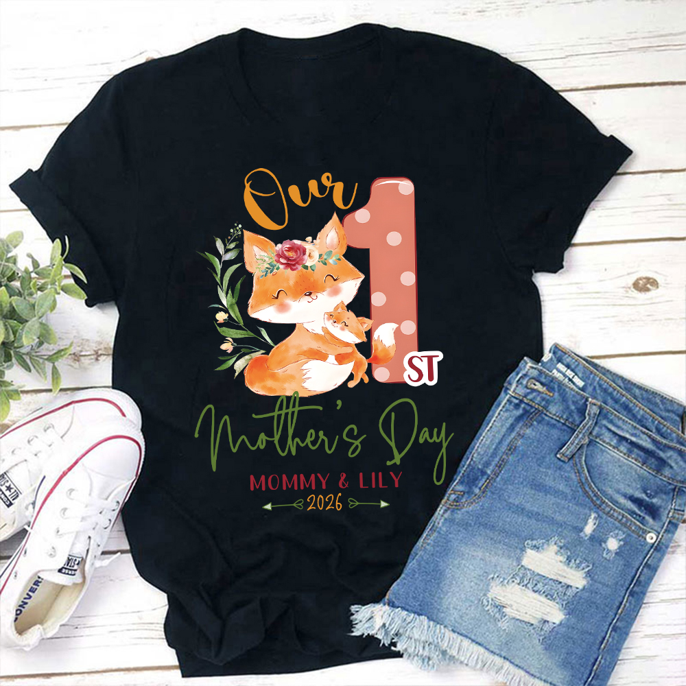Personalized First Mother's Day Mommy and Baby Outfit | CWFamily137