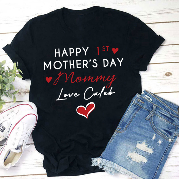 Personalized First Mother's Day Mommy and Baby Outfit | CWFamily140