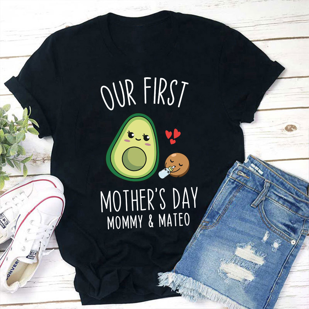 Personalized First Mother's Day Mommy and Baby Outfit | CWFamily143