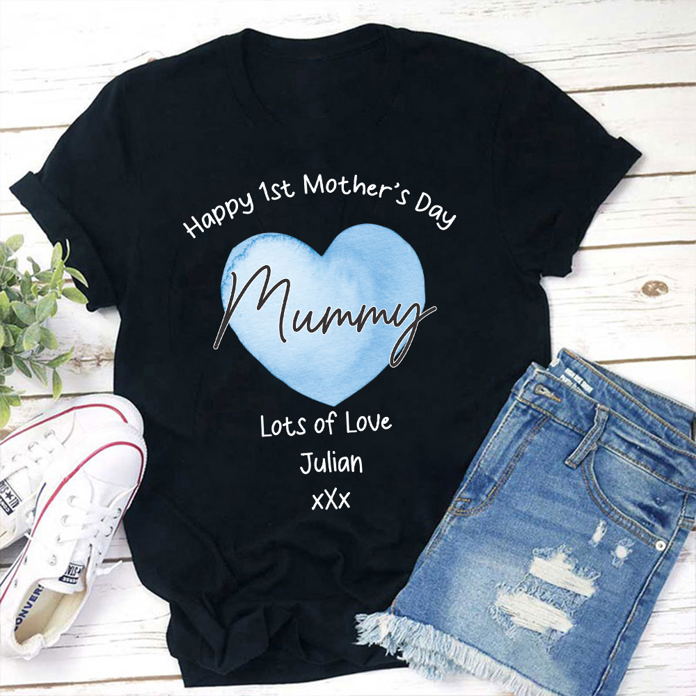 Personalized First Mother's Day Mommy and Baby Outfit | CWFamily138
