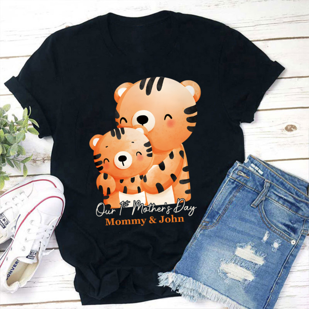 Personalized First Mother's Day Mommy and Baby Outfit | CWFamily147