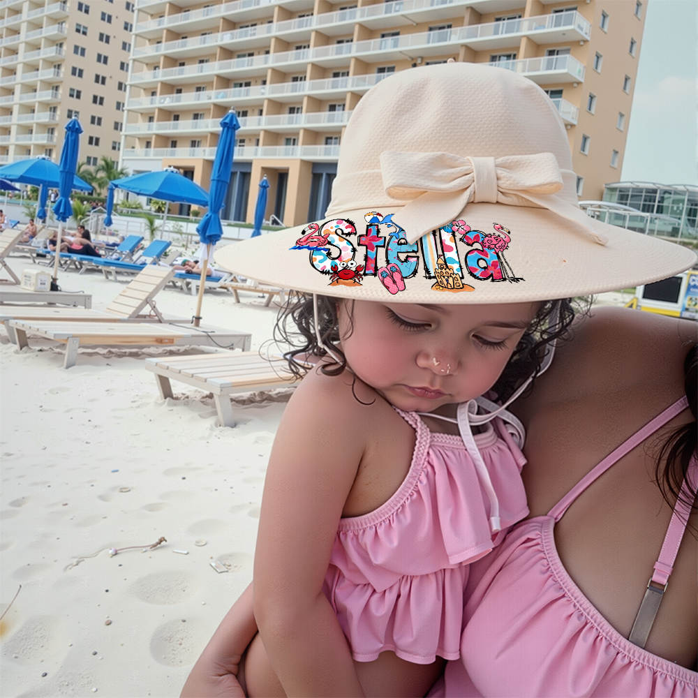 Personalized Lovely Bowknot Bucket Hat for Comfort & Unique | CWBeach226