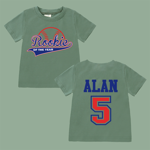 Personalized Basketball Rookie Of The Year Birthday T-Shirt | inBirth10