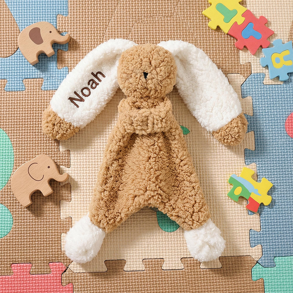 Personalized Kid's Lovely Soft Lambswool Baby Comfort Toy | CWToy190