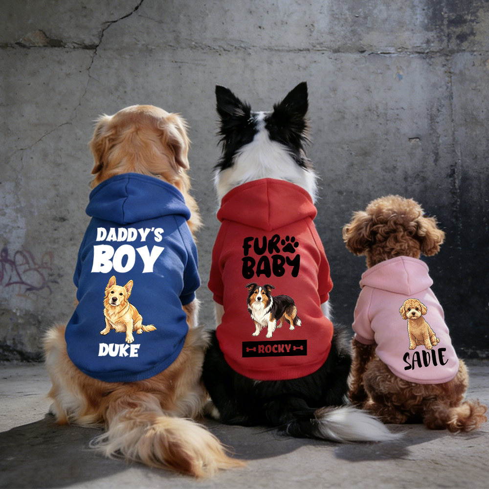 Personalized Funny Pet Portrait Hoodie | BKPet511