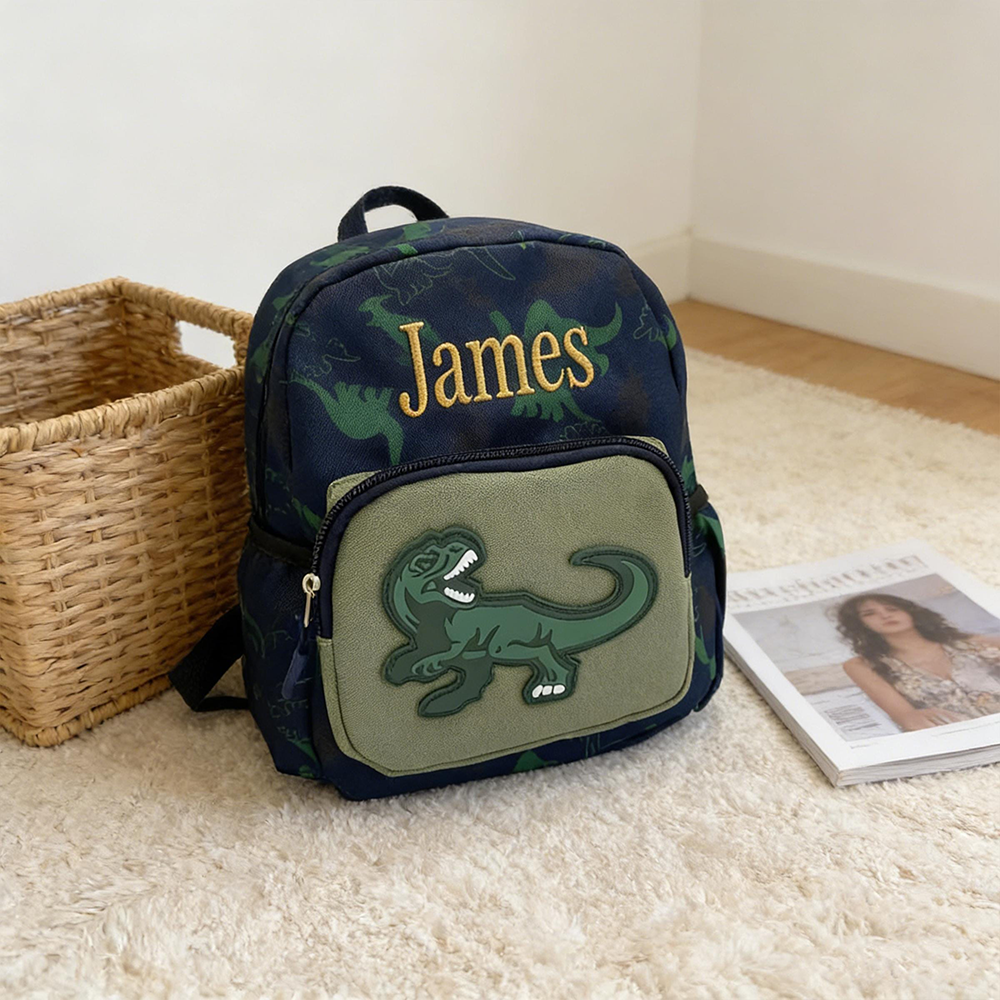 Personalized Embroidery Dinosaur Backpack for Boys | CWPack381