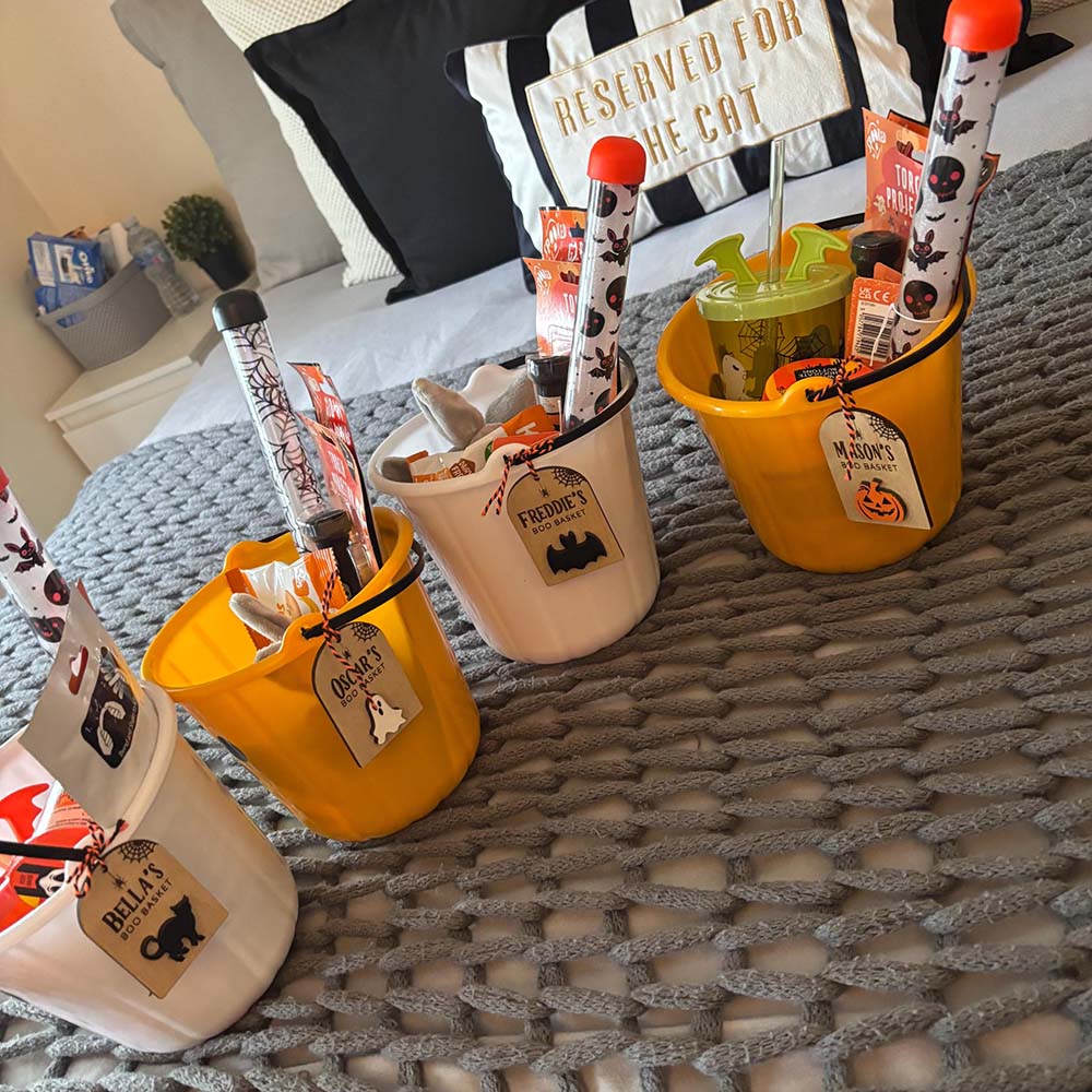 Personalized Halloween Boo Basket Tag | CWHalloween85
