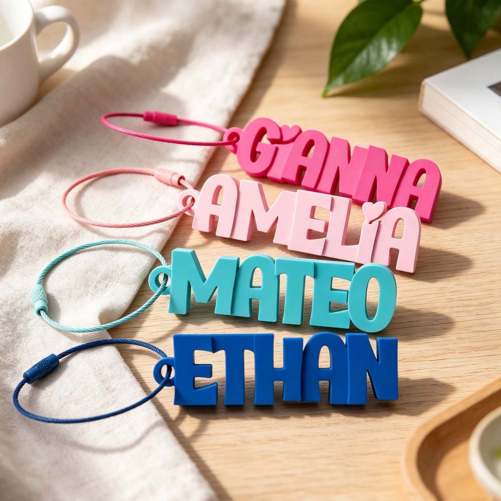 Personalized 3D Printed Name Tag | CWGift78
