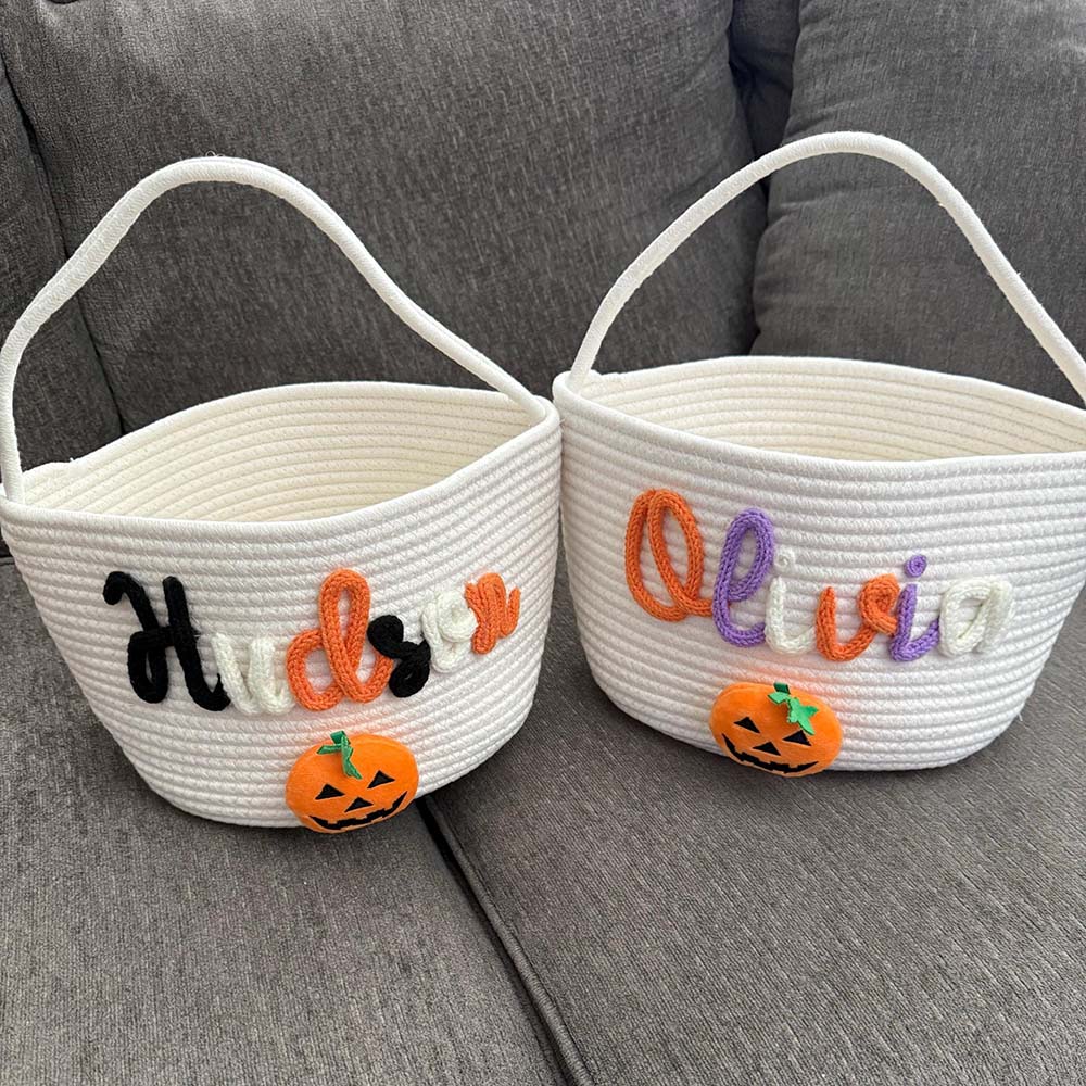 Personalized Halloween Treat Basket | CWHalloween105