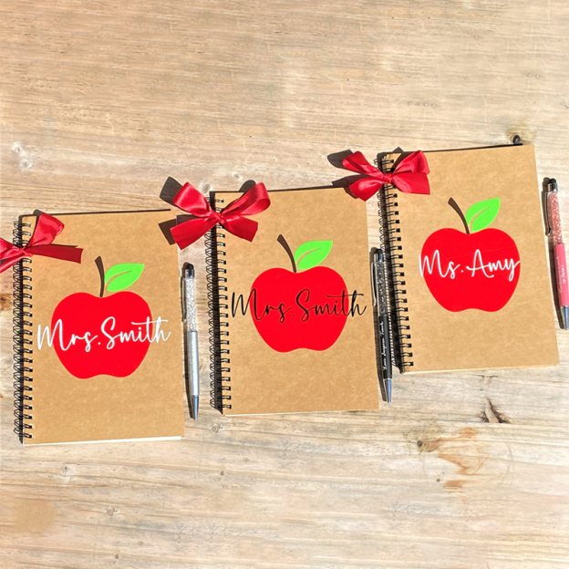 Personalized Notebook and Pen Set for Teacher Appreciation Gift | CWTeach01
