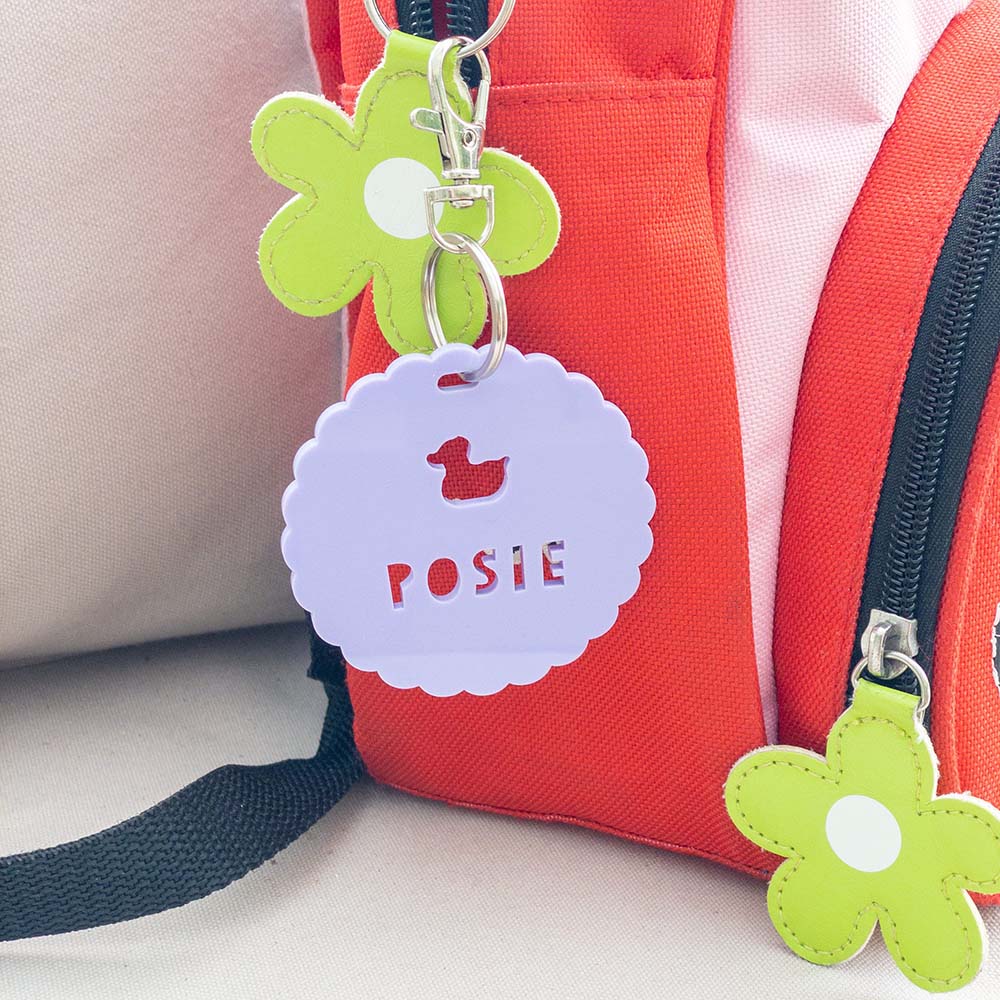 Personalized 3D Printed Back To School Bag Tag | CWGift84