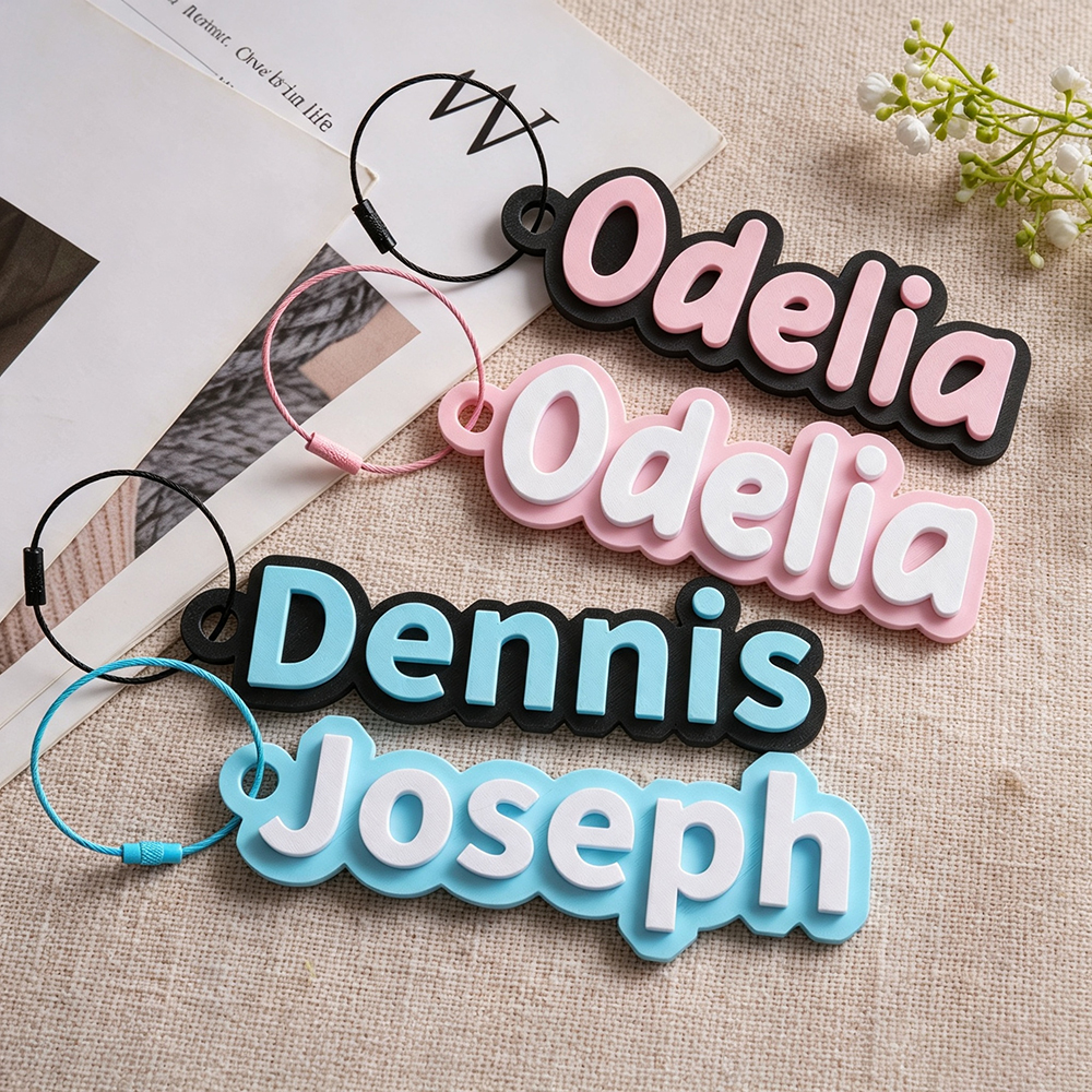 Personalized 3D Printed Name Tag | CWGift85