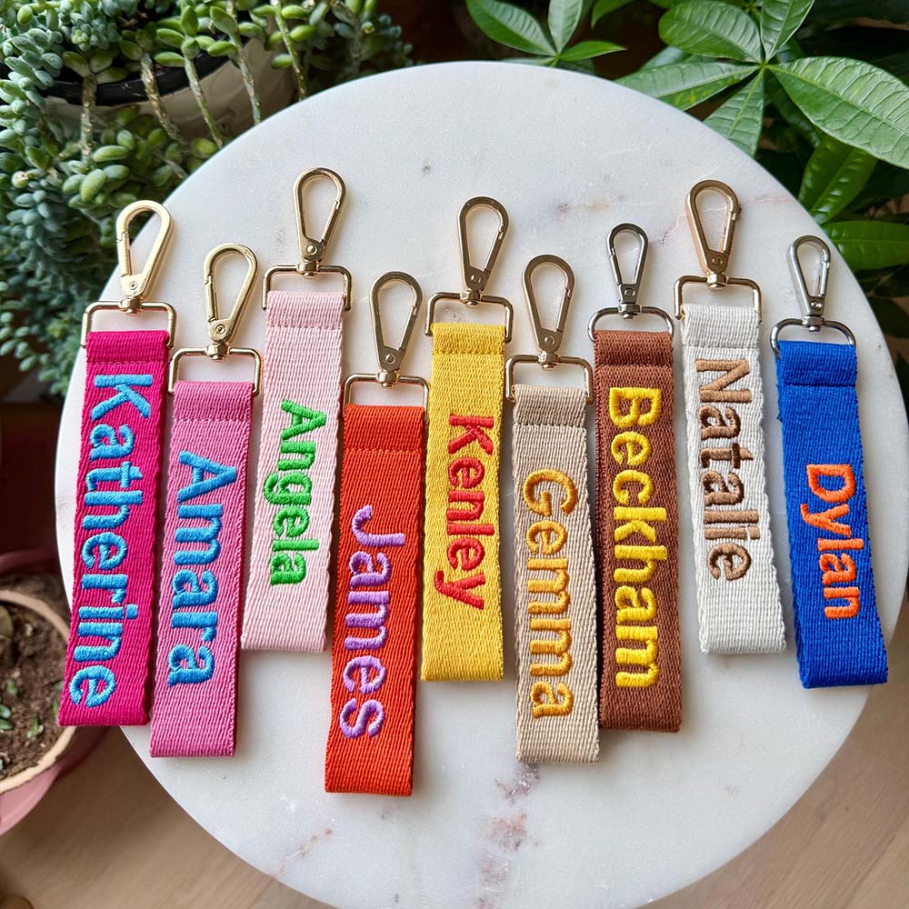 Personalized Embroidered Backpack Name Tag | CWGift86