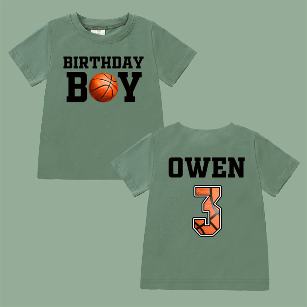 Personalized Sports Ball Games Birthday T-Shirt | inBirth19