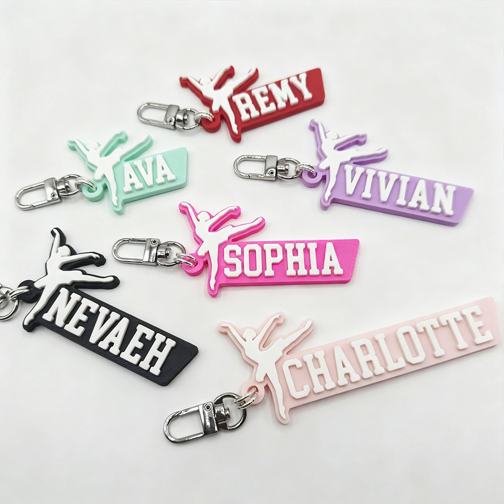 Personalized Lovely Name Keychains Backpack Tag | CWGift55