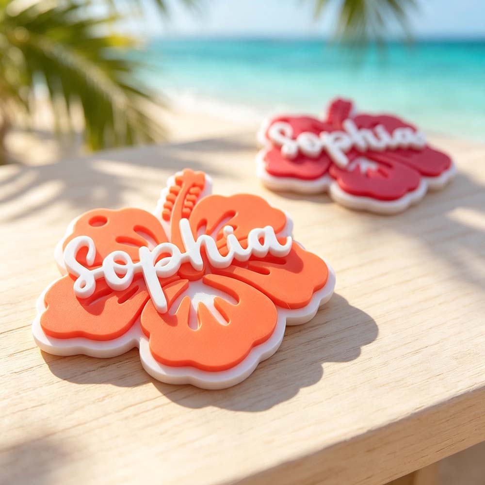 Personalized 3D Printed Backpack Name Tag | CWGift94