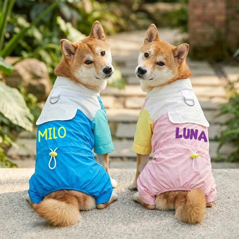 Personalized Pet Summer Cool And Breathable Shirt | BKPet563
