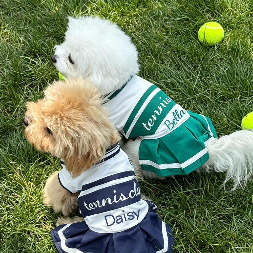 Personalized Pet Lovely Tennis Dress | BKPet568