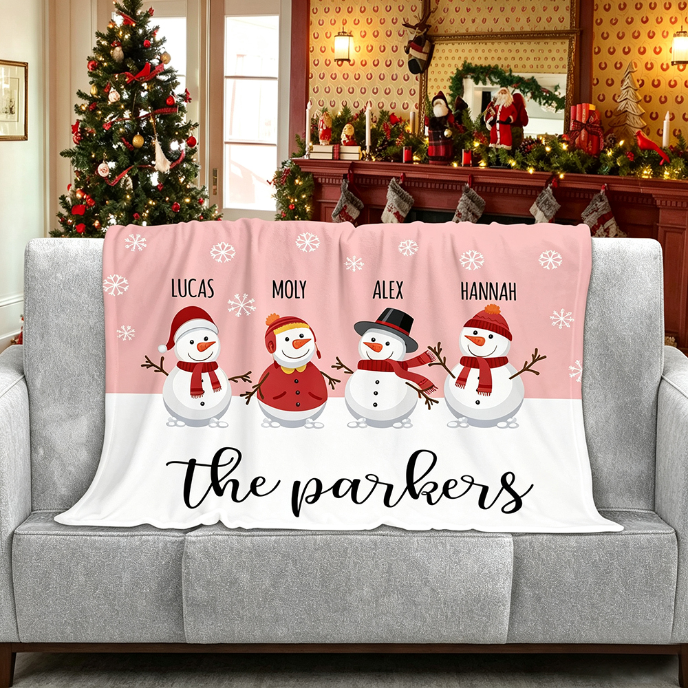 Personalized Merry Christmas Blanket for Comfort & Unique | BKMC16