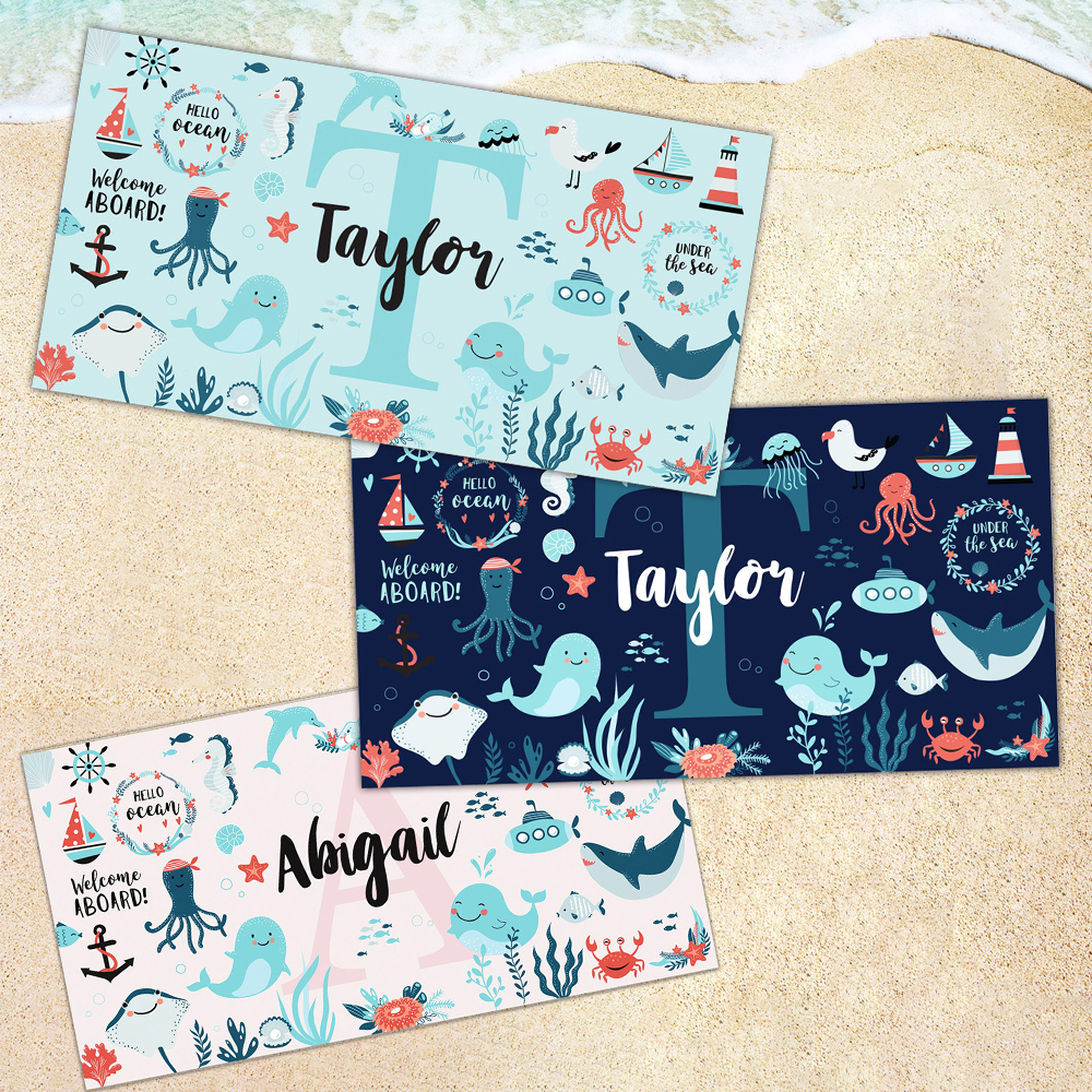 Personalized Lovely Kid Towel for Summer & Beach | CWTowel121