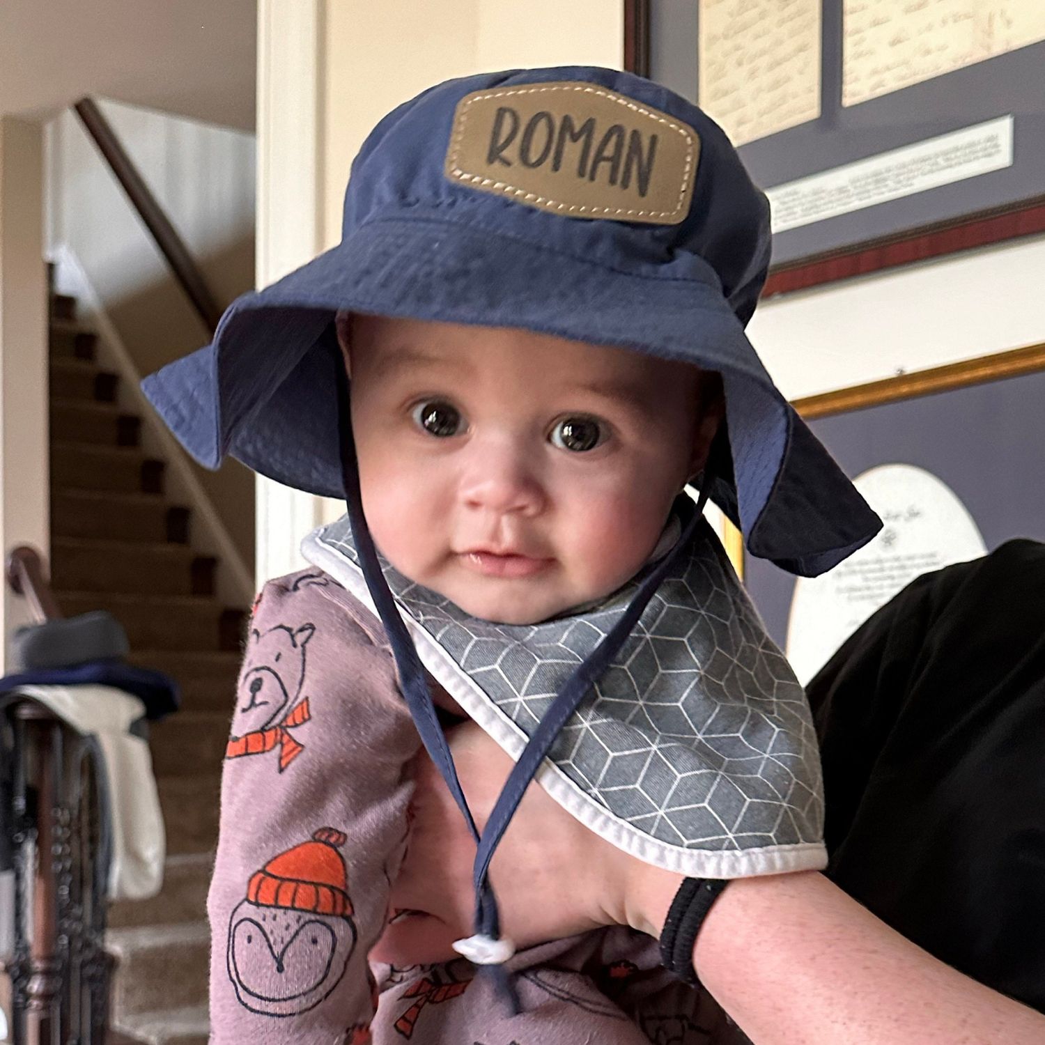 Personalized Leather Patch Bucket Hat for Comfort & Unique | CWBeach134