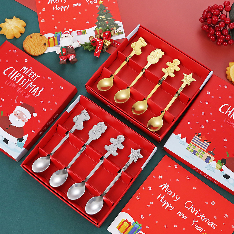 Personalized Christmas Spoons Gift Box | MCGift28