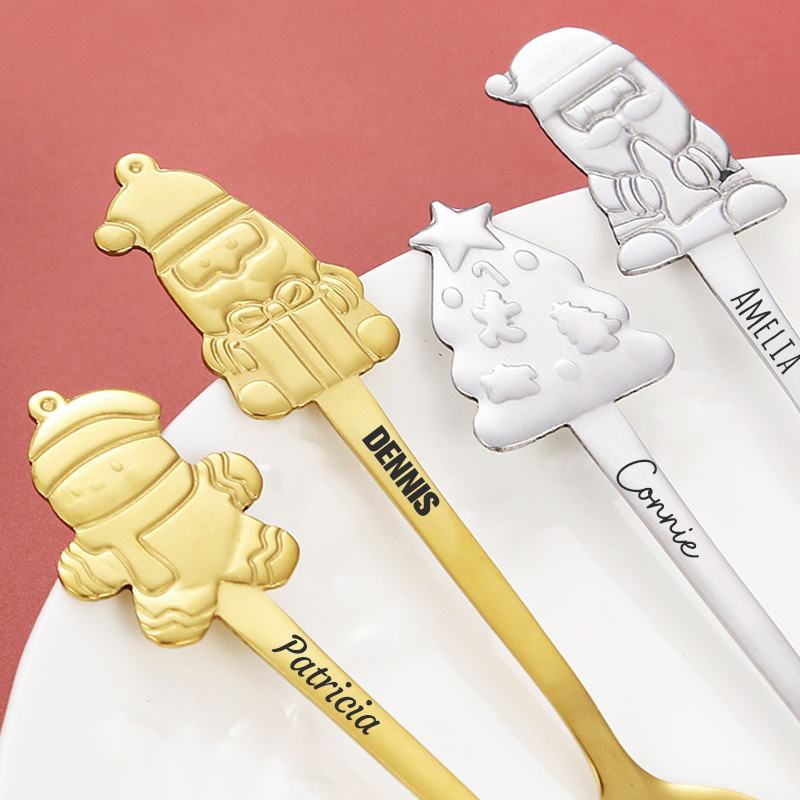 Personalized Christmas Spoons Gift Box | MCGift28