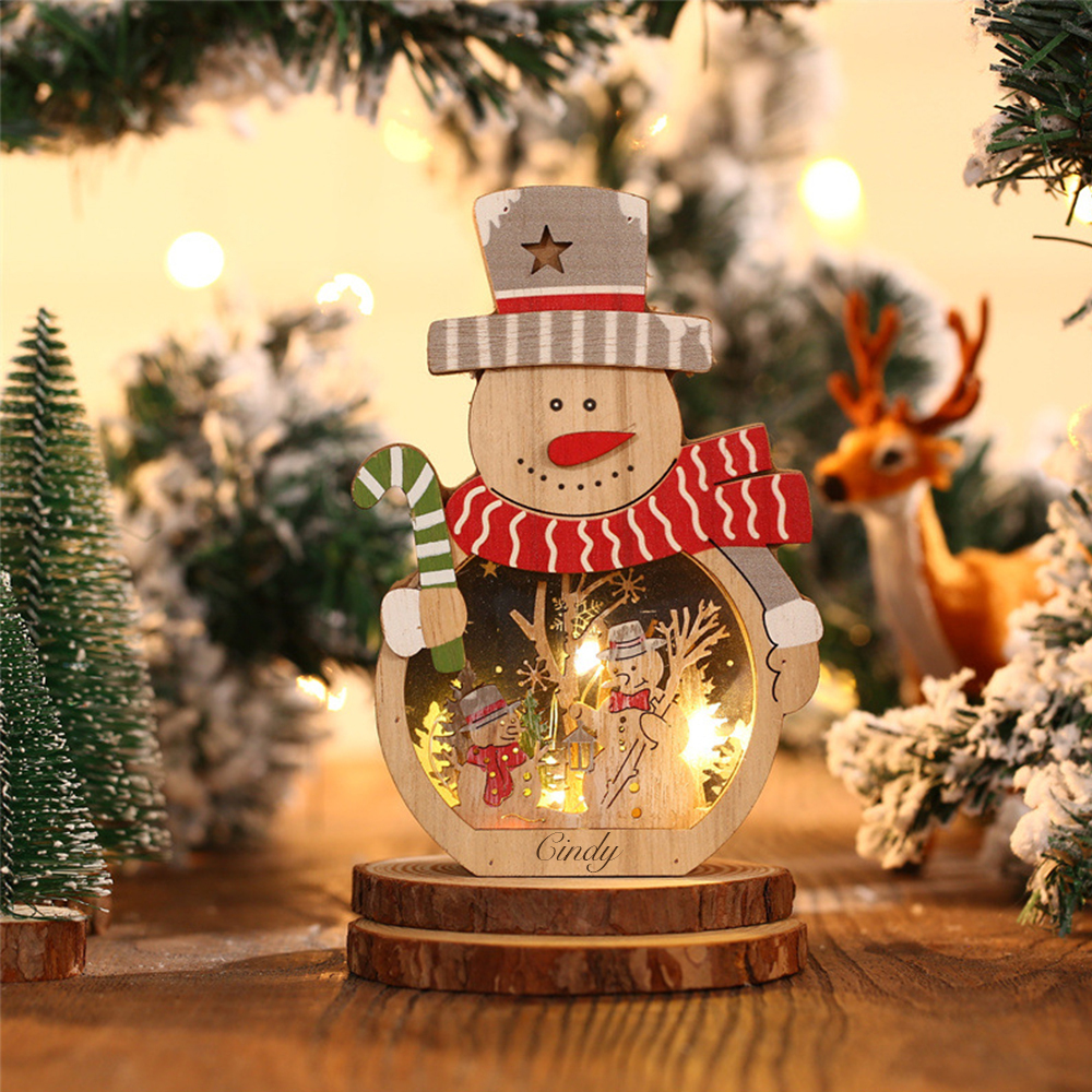 Personalized Christmas Ornaments Decoration with Light | MCGift30