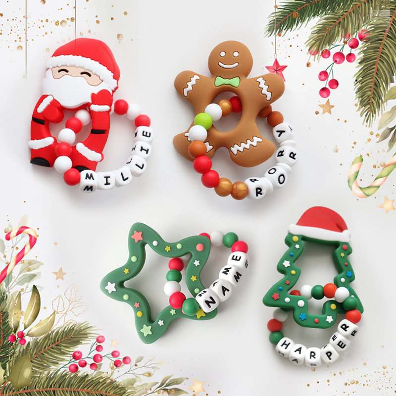 Personalized Christmas Baby Toy Ring | MCGift31