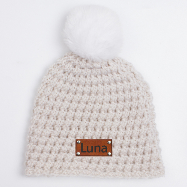 Personalized Embroidery Kid Colorful Pom Pom Hat | HSKid49