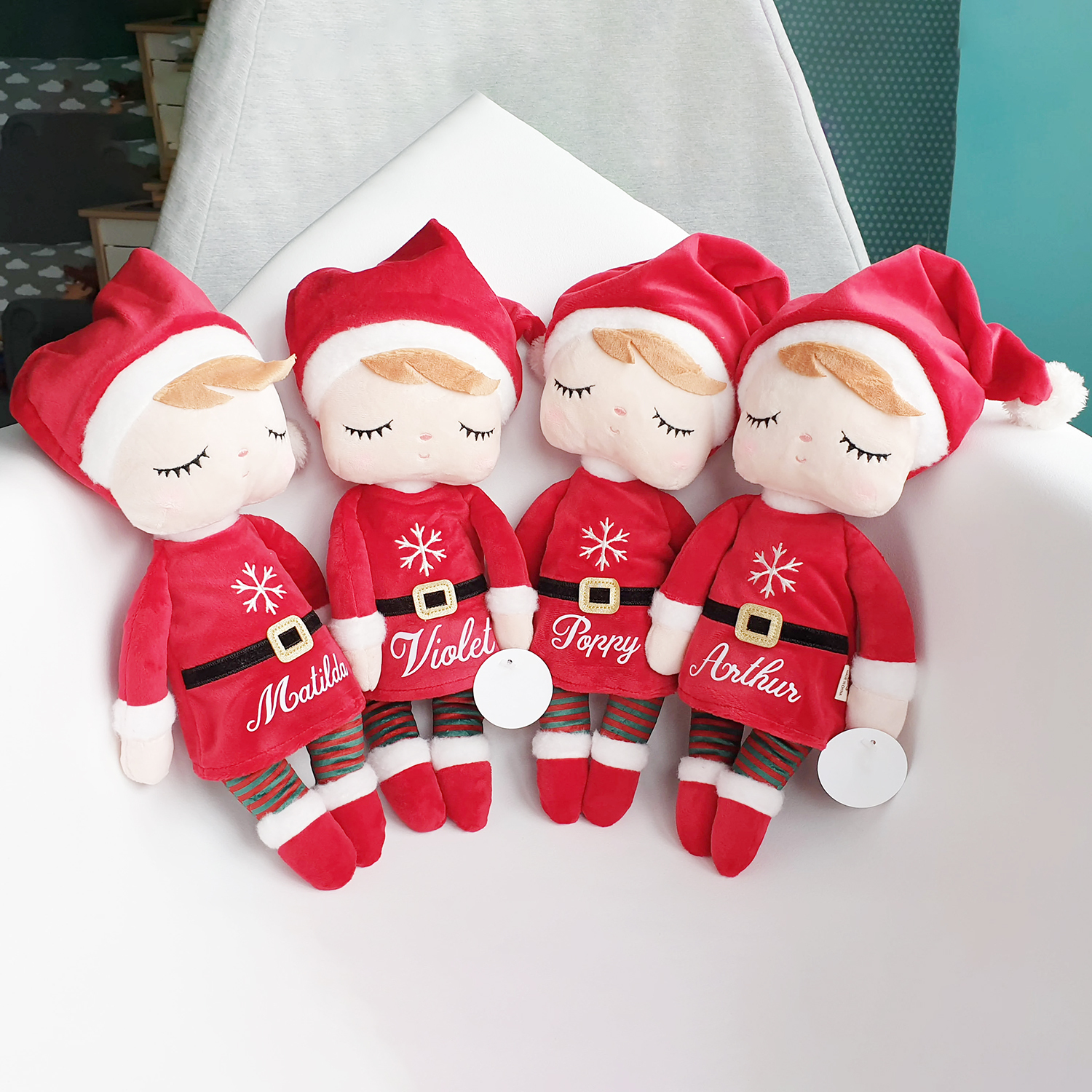 Personalized Kid's Santa’s Little Helper Doll | CWToy79