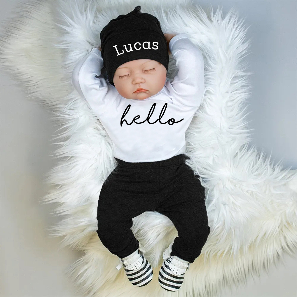 Personalized Baby Coming Home Outfit Set | CWBaby131