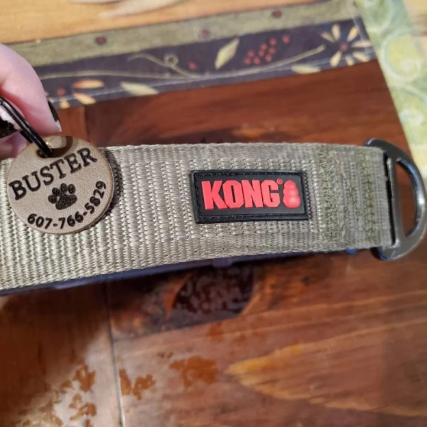 Personalized Handmade Silent Leather Pet ID Tag | BKPet145