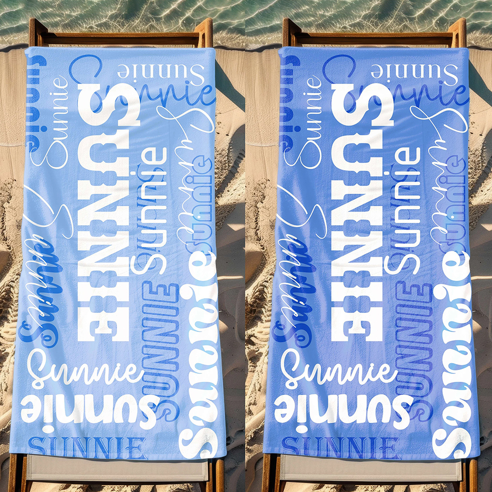 Personalized Lovely Kid Towel for Summer & Beach | CWTowel147
