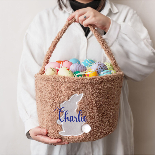 Personalized Name Easter Bunny Basket | CWEaster36