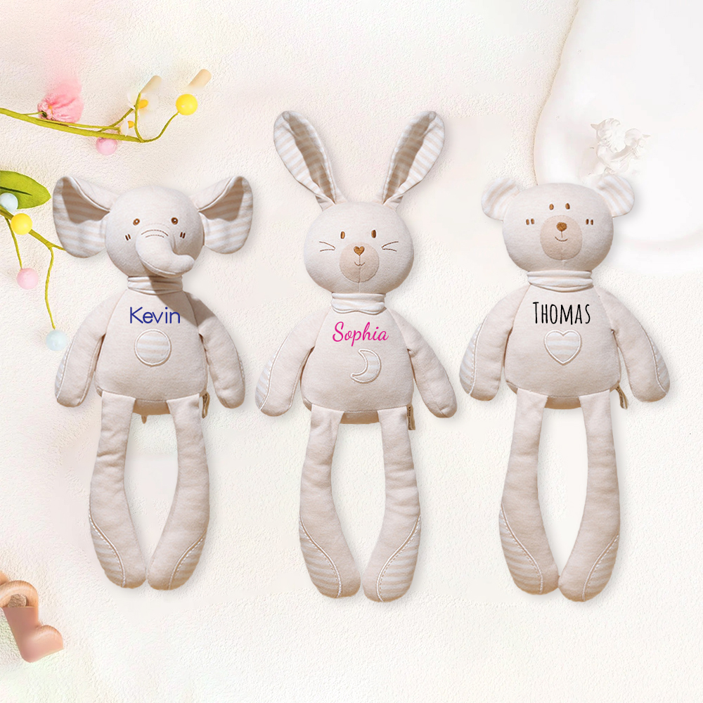 Personalized Cute Long Legs Sleeping Baby Toys | CWToy118