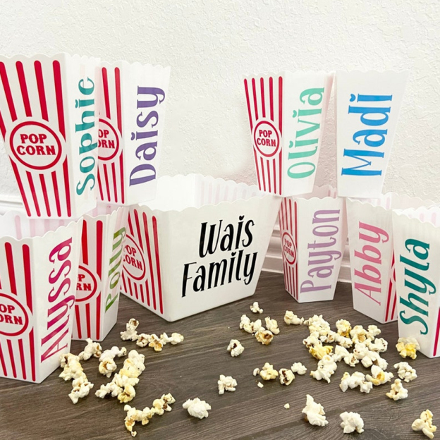 Personalized Movie Time Popcorn Buckets | YouBottle84