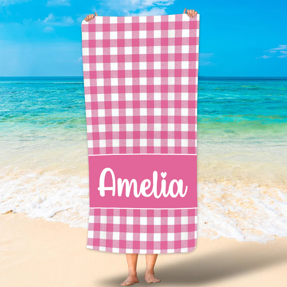 Personalized Lovely Kid Towel for Summer & Beach | CWTowel156