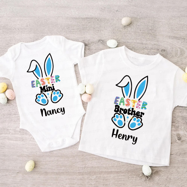 Personalized Family Happy Easter Matching Shirt | CWEaster55