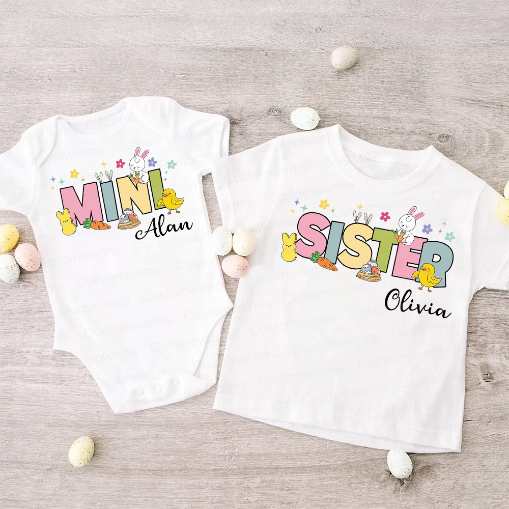 Personalized Family Happy Easter Matching Shirt | CWEaster56