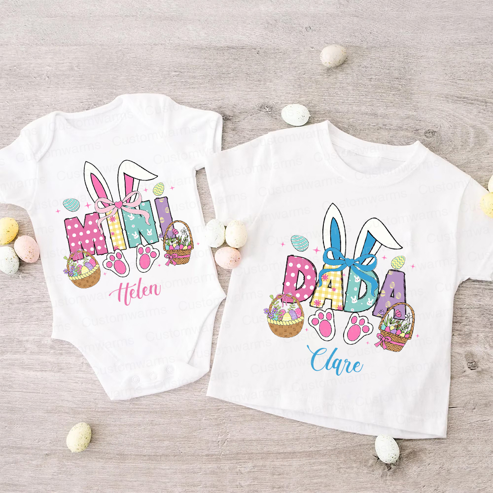 Personalized Family Happy Easter Matching Shirt | CWEaster54