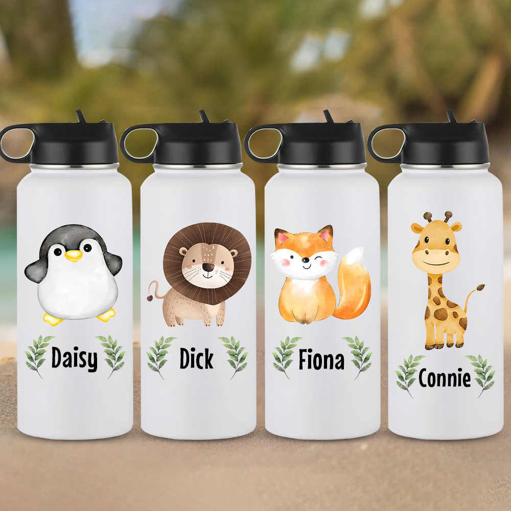 Personalized BPA Free 12oz/18oz Stainless Steel Water Bottle | YouBottle91