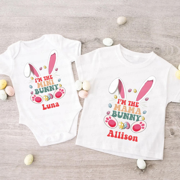Personalized Family Happy Easter Matching Shirt | CWEaster59