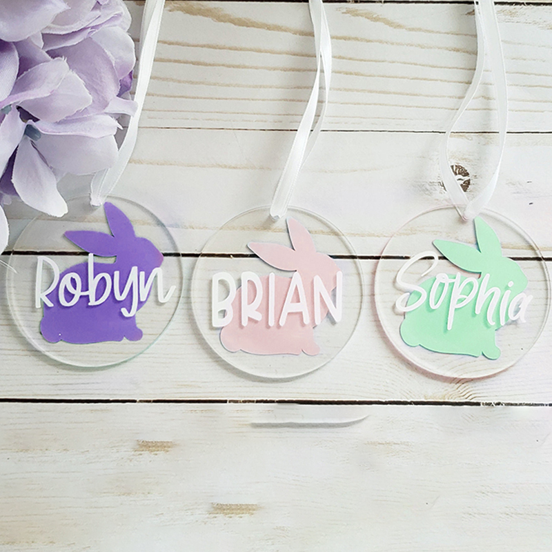 Personalized Easter Basket Name Tag | CWEaster32