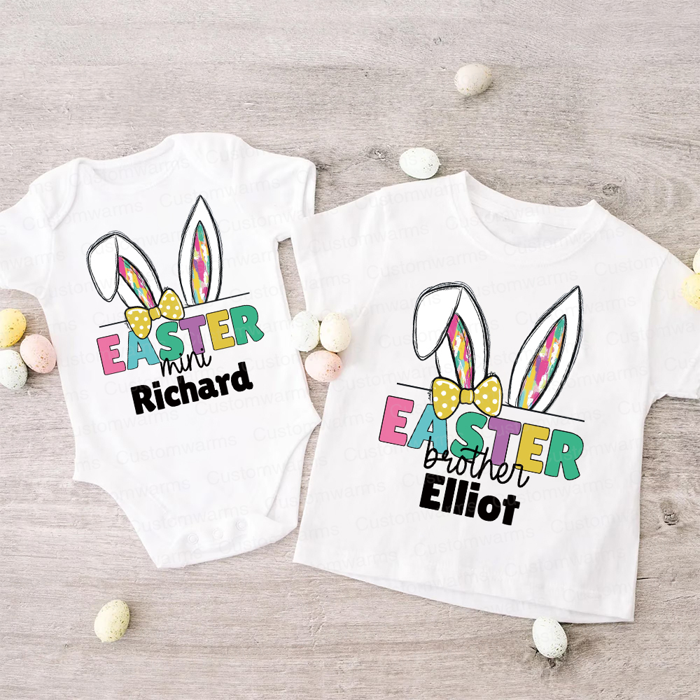 Personalized Family Happy Easter Matching Shirt | CWEaster67