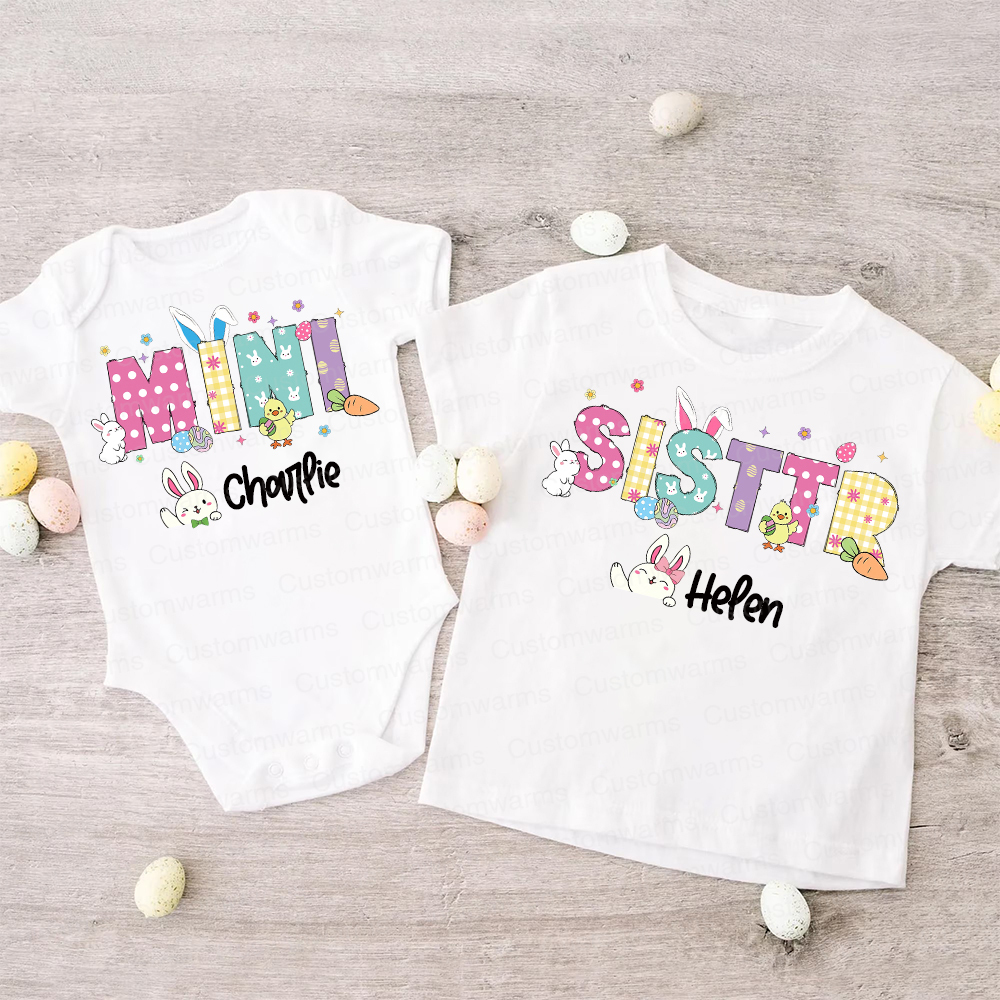 Personalized Family Happy Easter Matching Shirt | CWEaster68