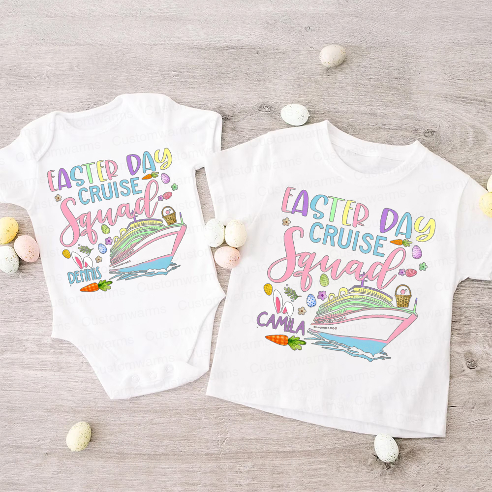 Personalized Family Happy Easter Matching Shirt | CWEaster69